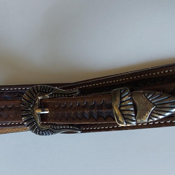 Leather Western Belt - Picture 16 of 17